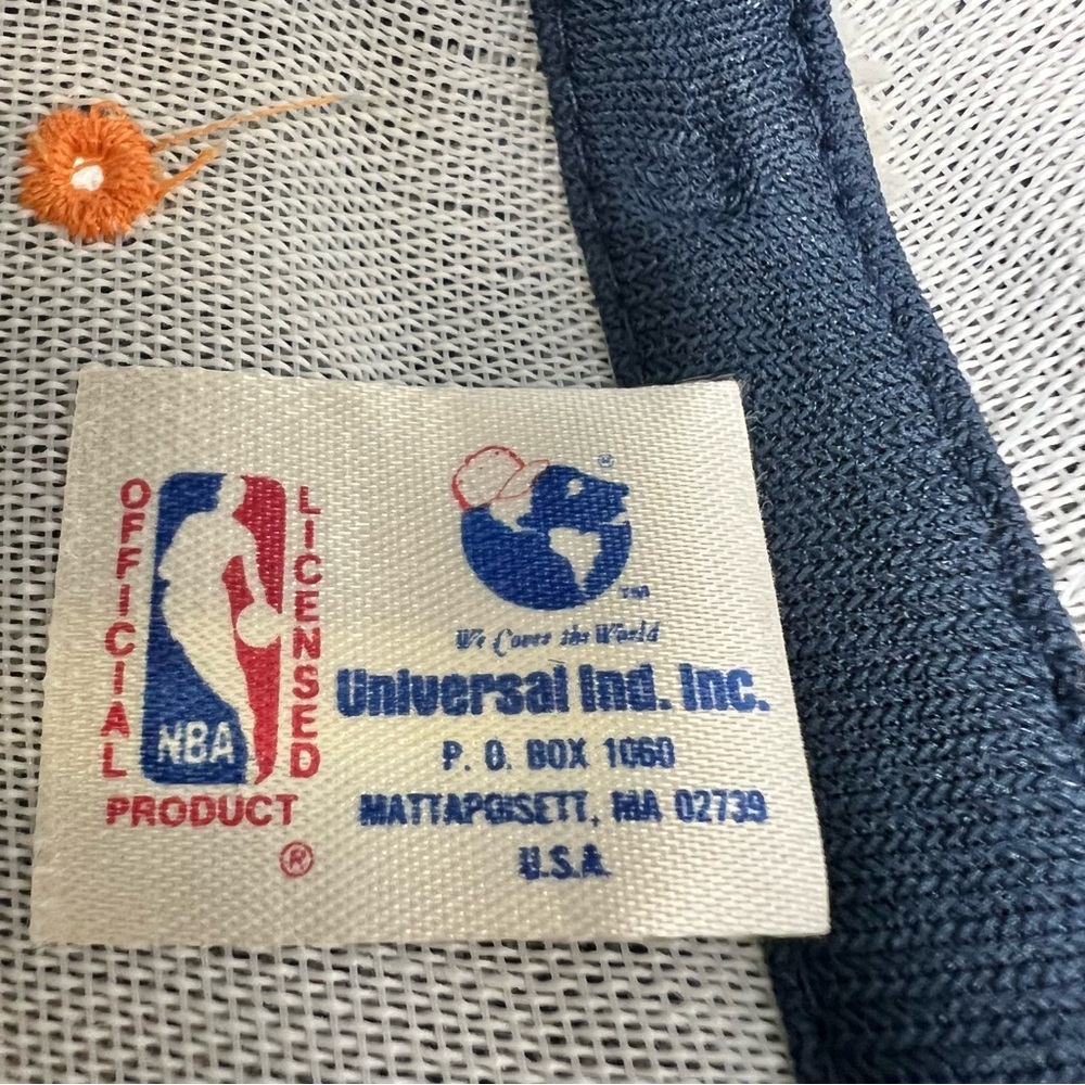 Vintage NBA Philadelphia Sixers Snapback Hat 90s Denim 76ers Basketball - Picture 11 of 11